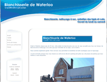 Tablet Screenshot of blanchisseriedewaterloo.eu
